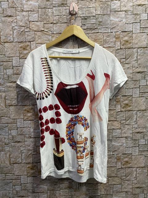 Joyrich - RARE JOY RICH NICE PRINTED WHITE TEE