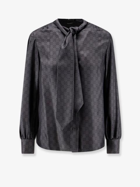 GUCCI Gucci Gucci Primavera Gg Silk Shirt