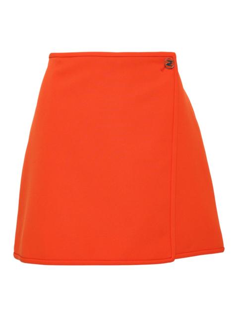 MSGM Gonna Skirt With Side Fold Detail