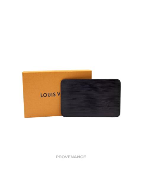 Louis Vuitton Louis Vuitton MALLETIER Card Holder Wallet - Black Epi