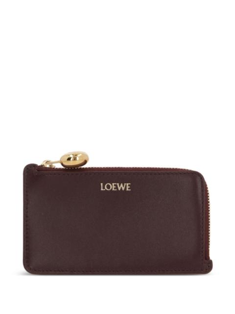 Loewe Loewe Women Pebble Leather Zipped Card Case