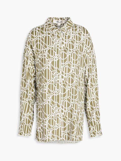 DIANE VON FURSTENBERG Artemis printed woven shirt