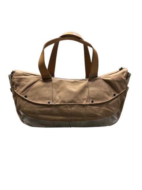 Yohji Yamamoto Y'SACCS TRAPEZIUS COTTON HANDHELD SHOULDER BAG