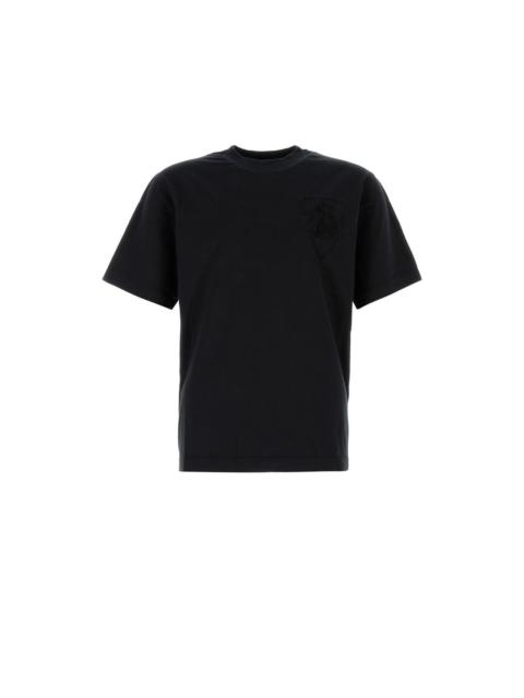 Burberry Burberry Black Cotton T-shirt New & Authentic (Men's size:S;