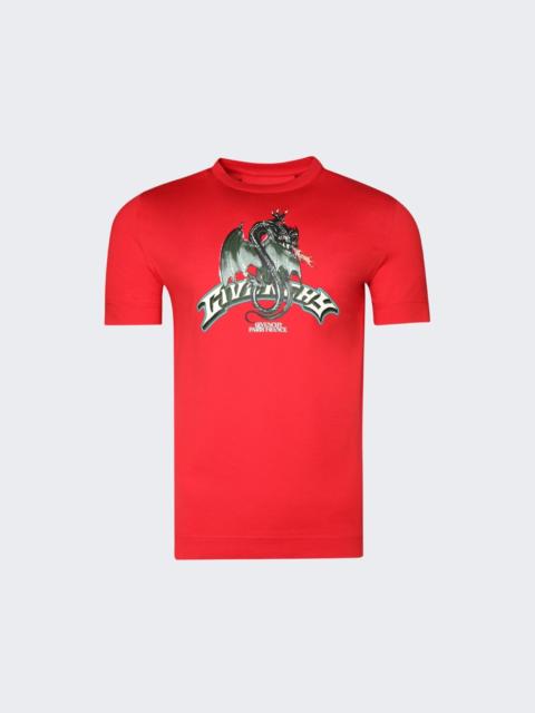 Givenchy Logo Tee Red
