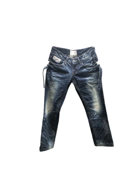 Other Designers Japanese Brand - Lolita by concert club denim low waist y2k straight leg