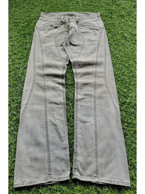 Other Designers Le Grande Bleu (L.G.B.) - Nicole Club Japan Mud Gray Stitching Structure Jeans