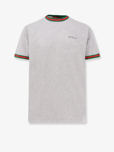 GUCCI Gucci Cotton T-Shirt With Web Detail