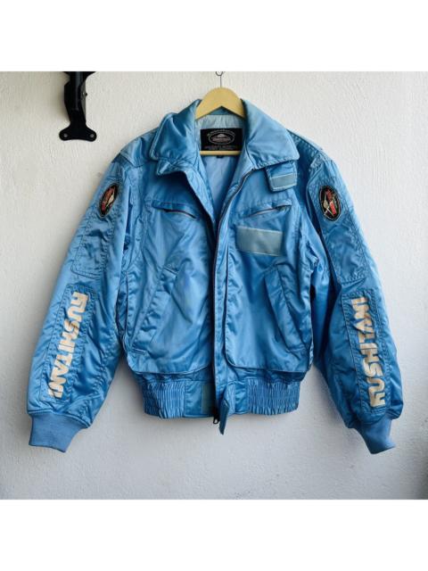 Vintage KUSHITANI Bomber Biker Racing Jacket Japan