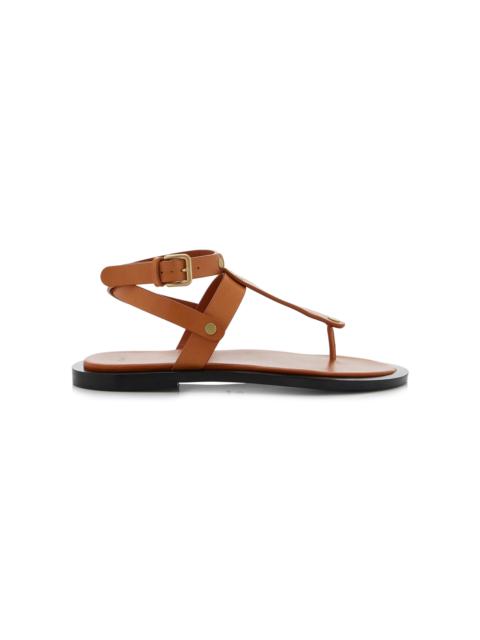CO Wrap Leather Sandals brown