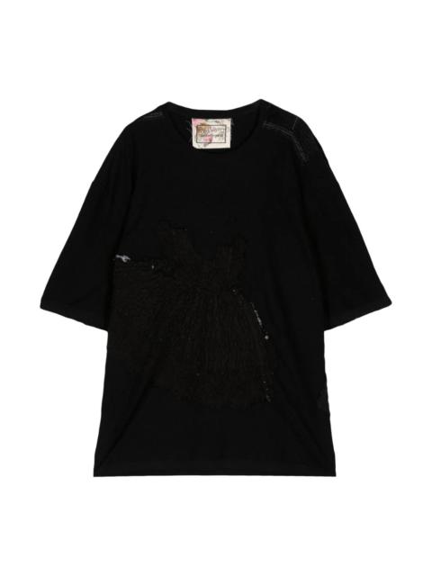 By Walid SINBAD PATCHWORK COTTON T-SHIRT