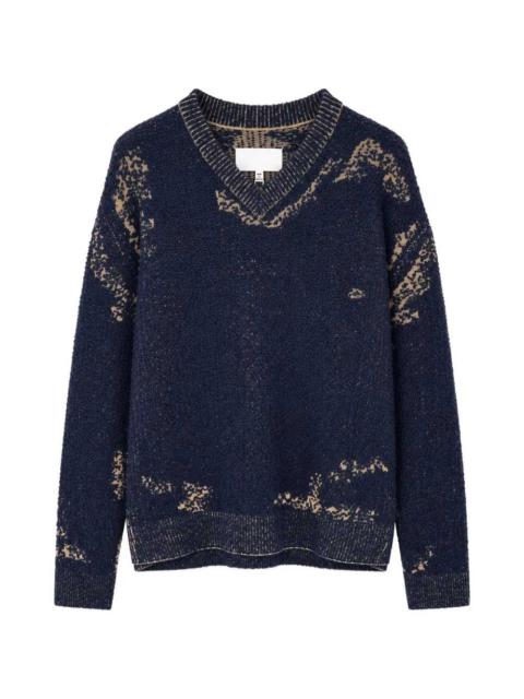 Maison Margiela Maison Margiela Men V-Neck Sweater