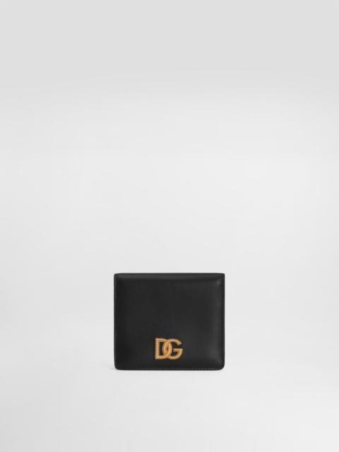 Dolce & Gabbana Calfskin wallet with DG logo