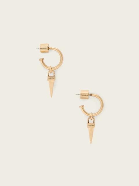 ALLSAINTS LAIO SPIKE METAL EARRINGS