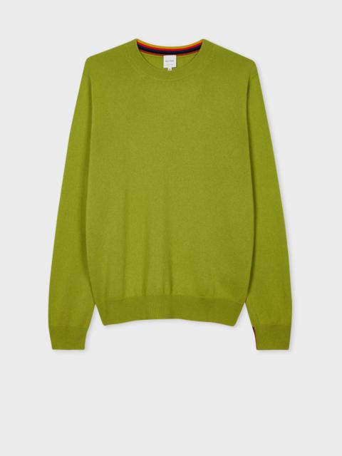 Paul Smith Moss Green Cashmere Crew Neck Sweater