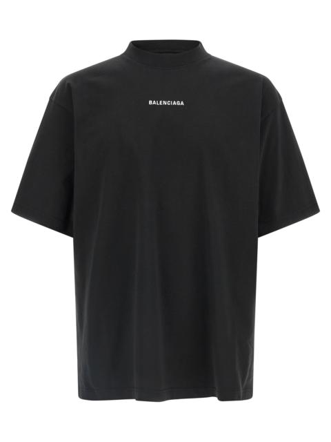 BALENCIAGA New Balenciaga Back T-Shirt White/Black