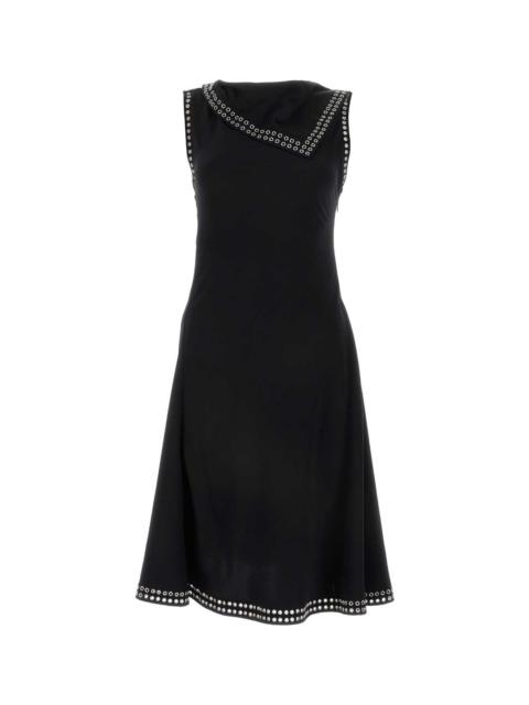 Burberry Black Satin Dress