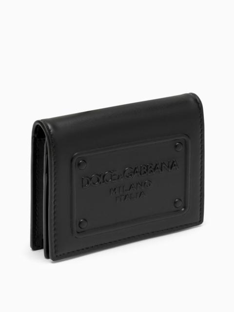 Dolce&Gabbana Black Leather Wallet With Logo