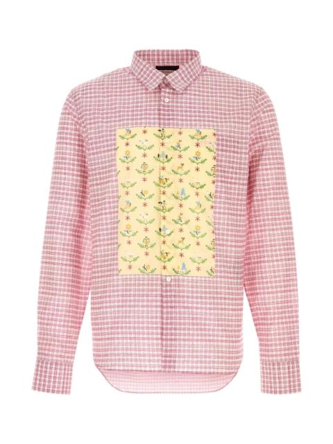 Prada Prada Men Printed Cotton Shirt