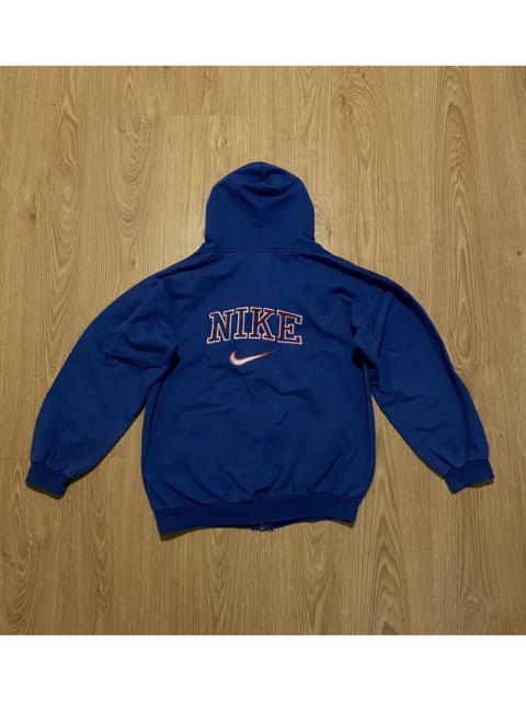 Nike Nike vintage zip hoodie big logo back swoosh