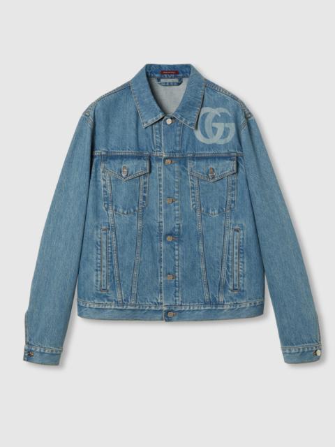 GUCCI Lasered Double G denim jacket
