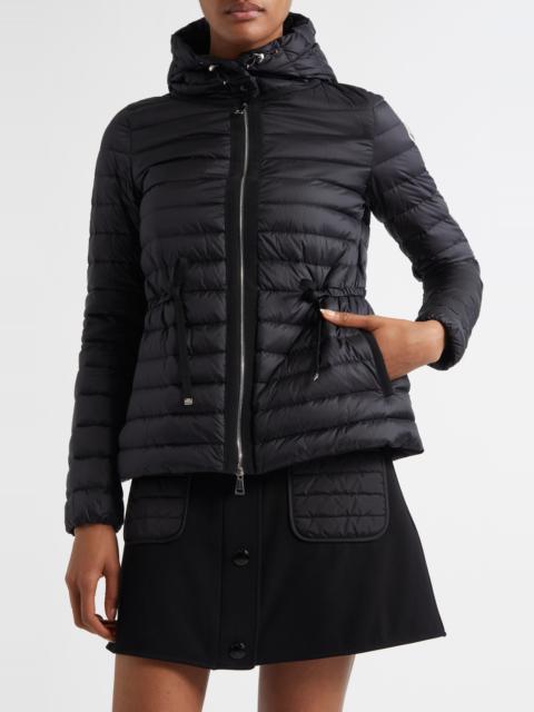 Moncler Moncler Raie Short Nylon Down Puffer Jacket in Black at Nordstrom
