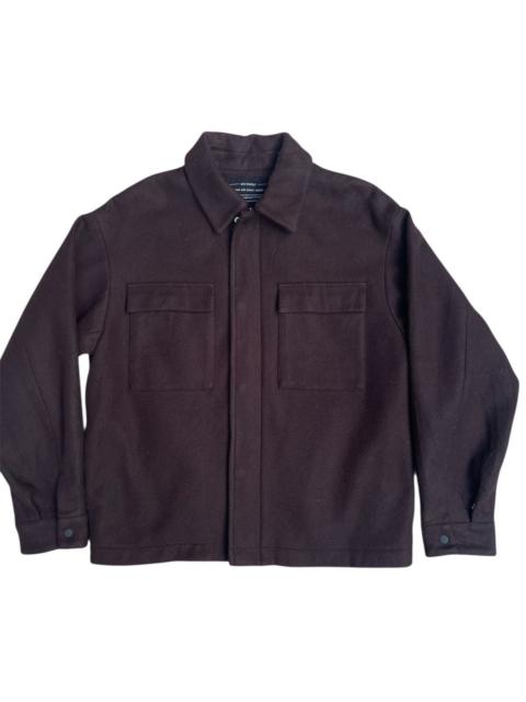 Other Designers Japanese Brand - AIR WOOLY Cape Town Jacket Merino Wool Blend, Everyday Layer