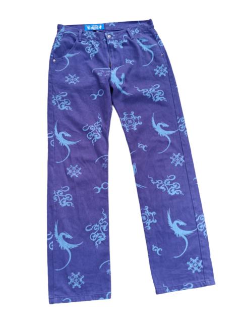Other Designers Japanese Brand - JAPAN E HYPEN SIXTY-SIX UNDERGROUND PURPLE PANTS