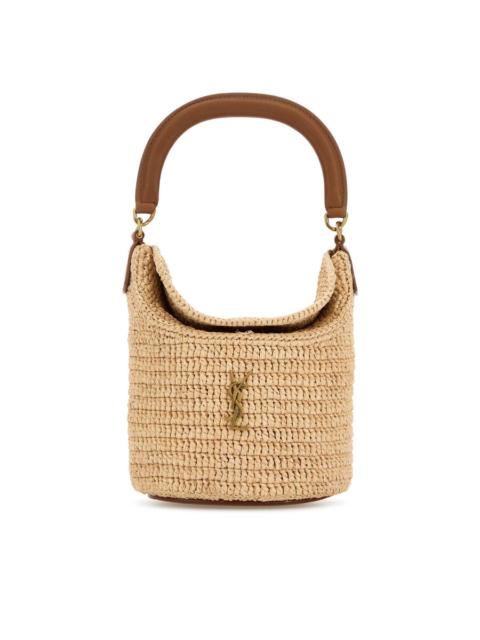 SAINT LAURENT Saint Laurent Raffia Gaby Bucket Bag