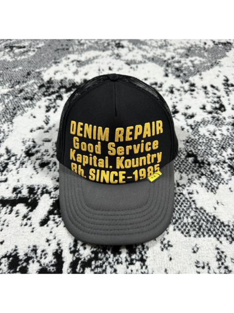 KAPITAL DENIM REPAIR SERVICE TRUCK CAP