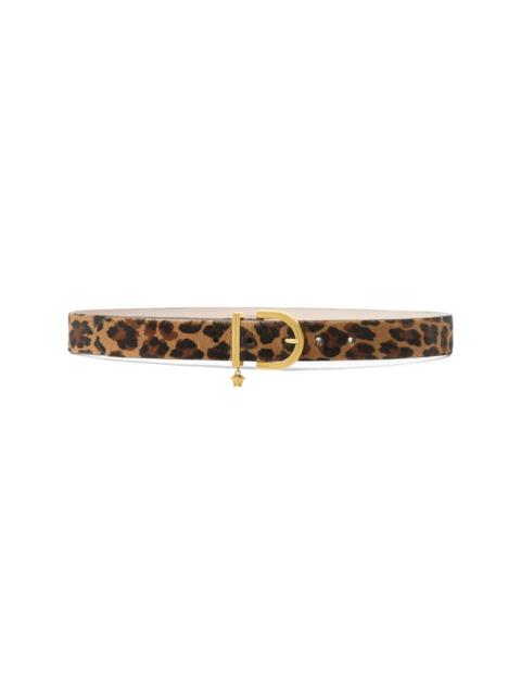 Medusa '95 leopard-print belt