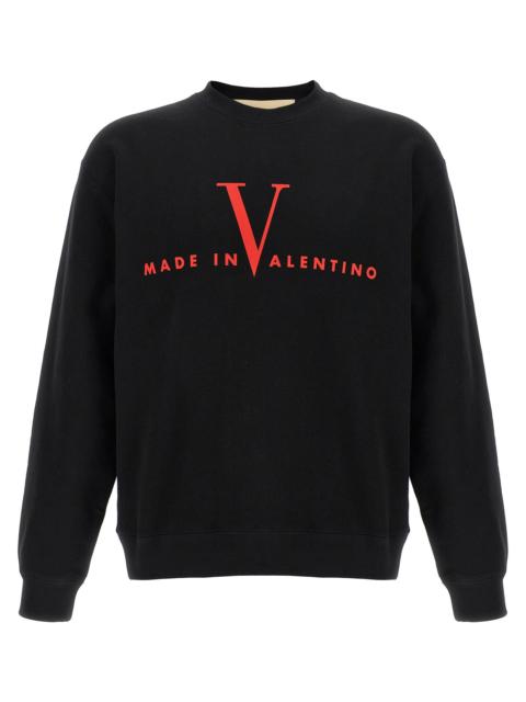 Valentino Made In Valentino Sweatshirt Black