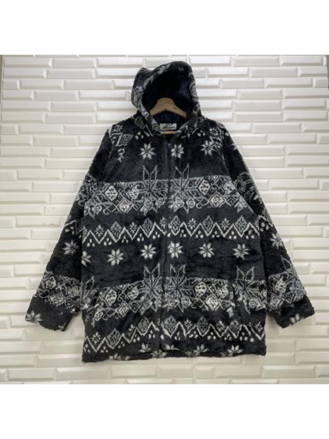 Other Designers Vintage Piko Fleece Hooded Jacket