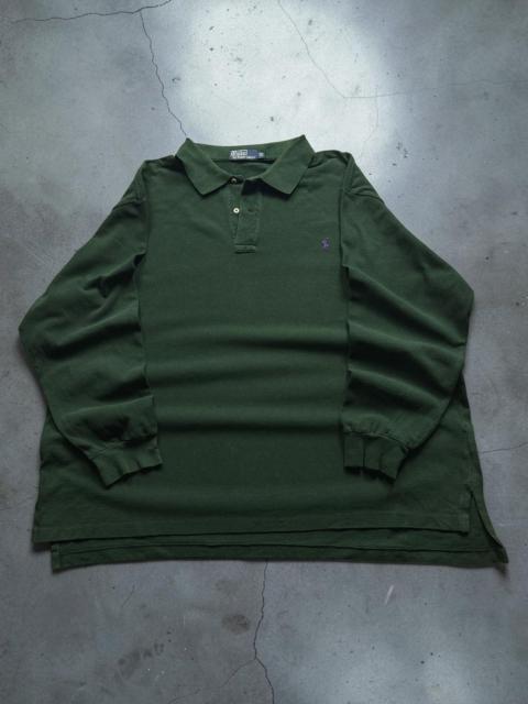 RRL by Ralph Lauren Vintage 90s Polo Ralph Lauren Rugby Long Sleeve Polo Shirt