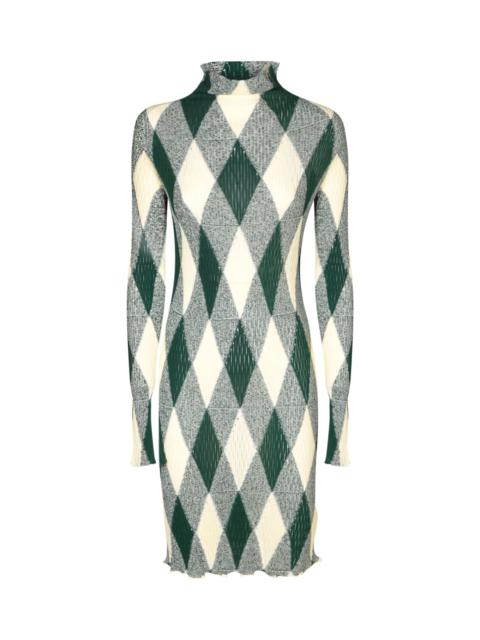 Burberry Argyle Motif Dress