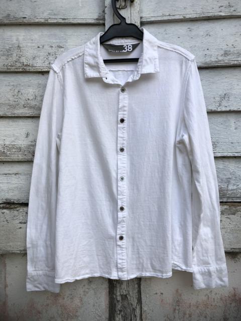 Other Designers Japanese Brand - Still By Hand Plain Raw Seam Button Up Shirt LS