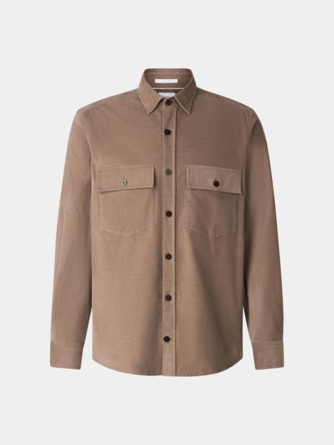 BOGNER Corduroy shirt Heiko in Mud