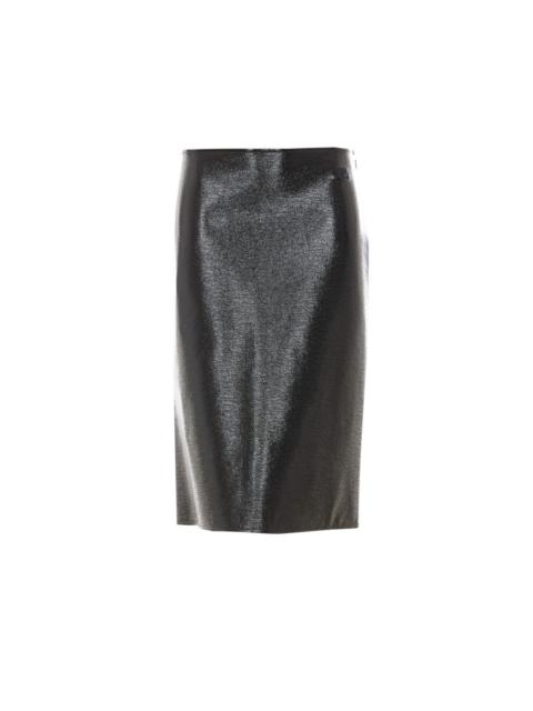 courrèges Courreges Women Vinyl Knee-Lenght Skirt