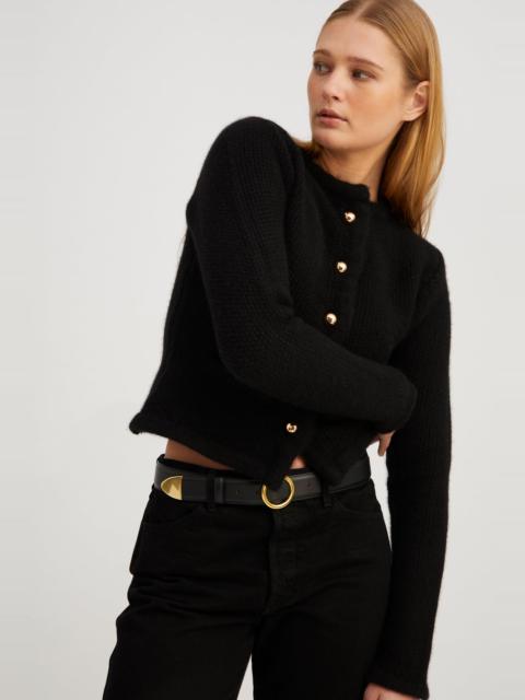 SPRWMN BLACK CASHMERE INGRID JACKET