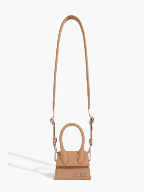 JACQUEMUS Le Chiquito mini suede messenger bag