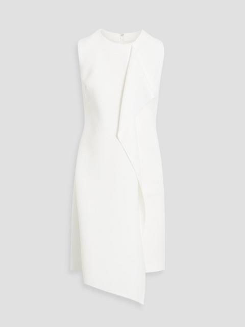 Oscar de la Renta Draped crepe mini dress