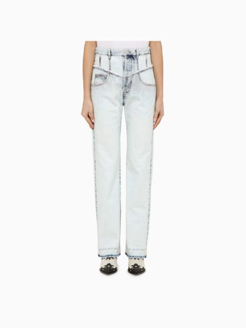 Isabel Marant Light Blue Cotton Denim Jeans
