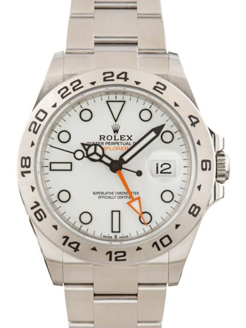 ROLEX Rolex Explorer II White Polar Dial 226570 Stainless Steel