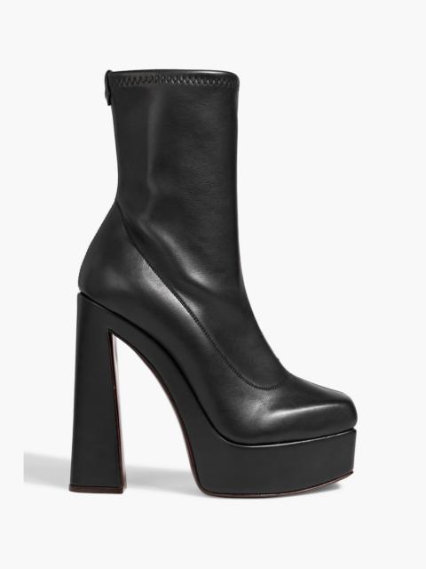 Giuseppe Zanotti Aureliee stretch-leather platform sock boots