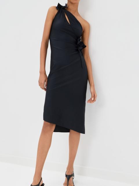 COPERNI Asymmetric Mini Flower Gown