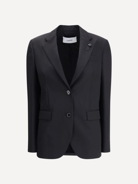 LARDINI Single-breasted Wool drill Jacket