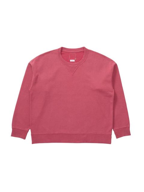 visvim JUMBO SB SWEAT L/S DMGD RED
