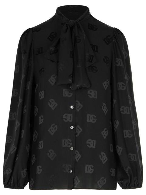 Dolce & Gabbana Black Silk Blouse Women