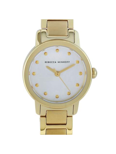 Other Designers Rebecca Minkoff BFFL Quartz Silver White Dial Ladies Watch 2200333