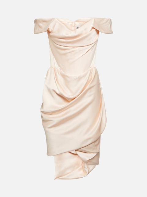 Vivienne Westwood Nova Cora crêpe satin minidress